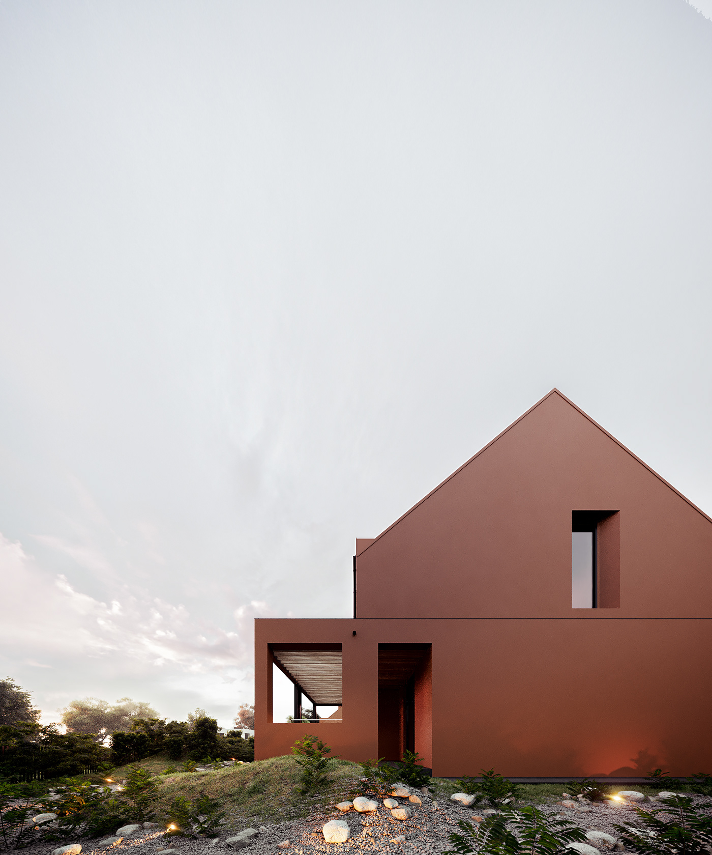 乌克兰现代简约别墅设计-7