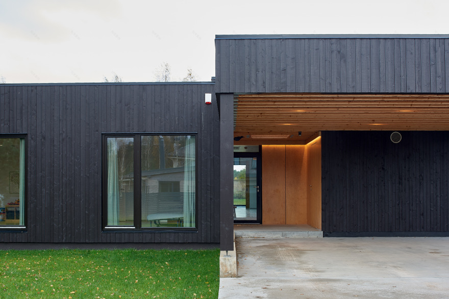 融合传统与现代的立陶宛乡村别墅设计-4