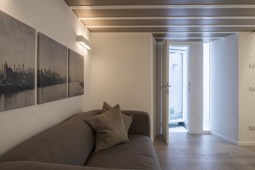 罗马历史建筑中的现代室内设计实验-4