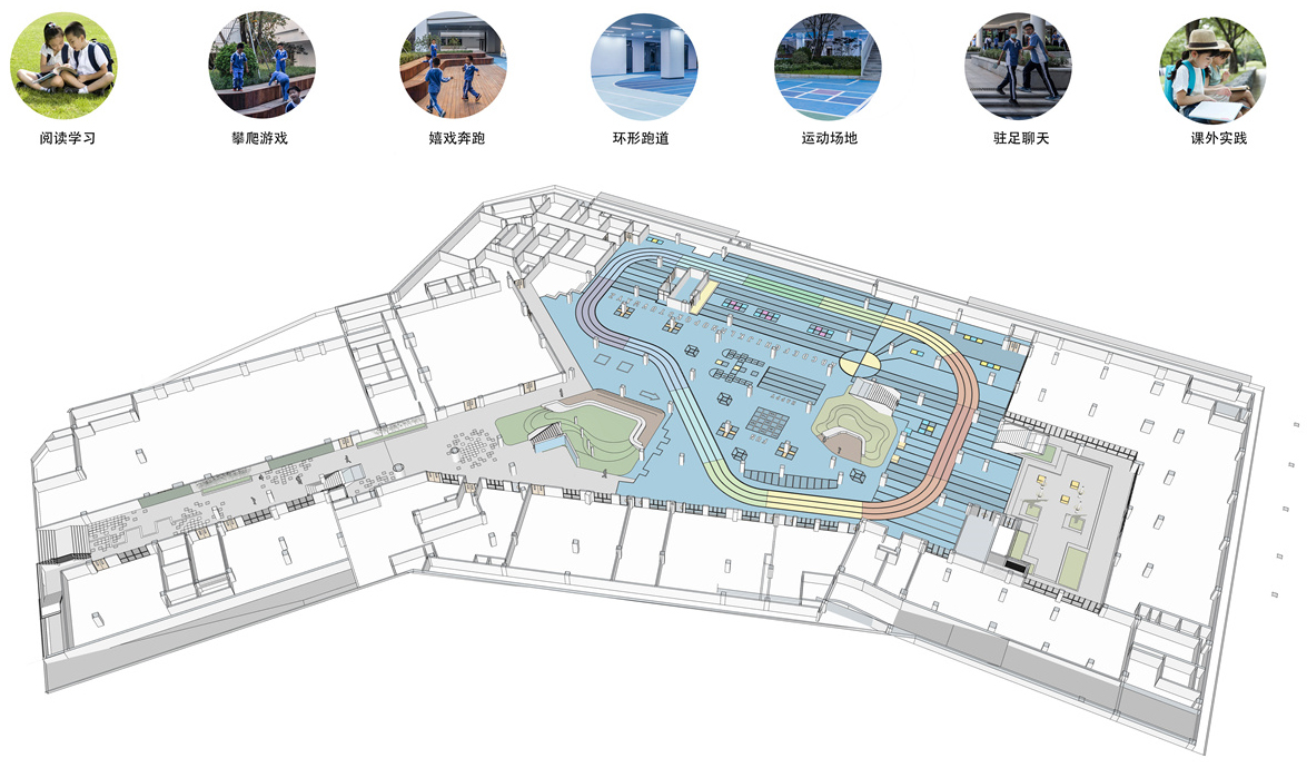 深圳福田区梅香学校/“街院”意向在校园建筑中的在地演绎-71