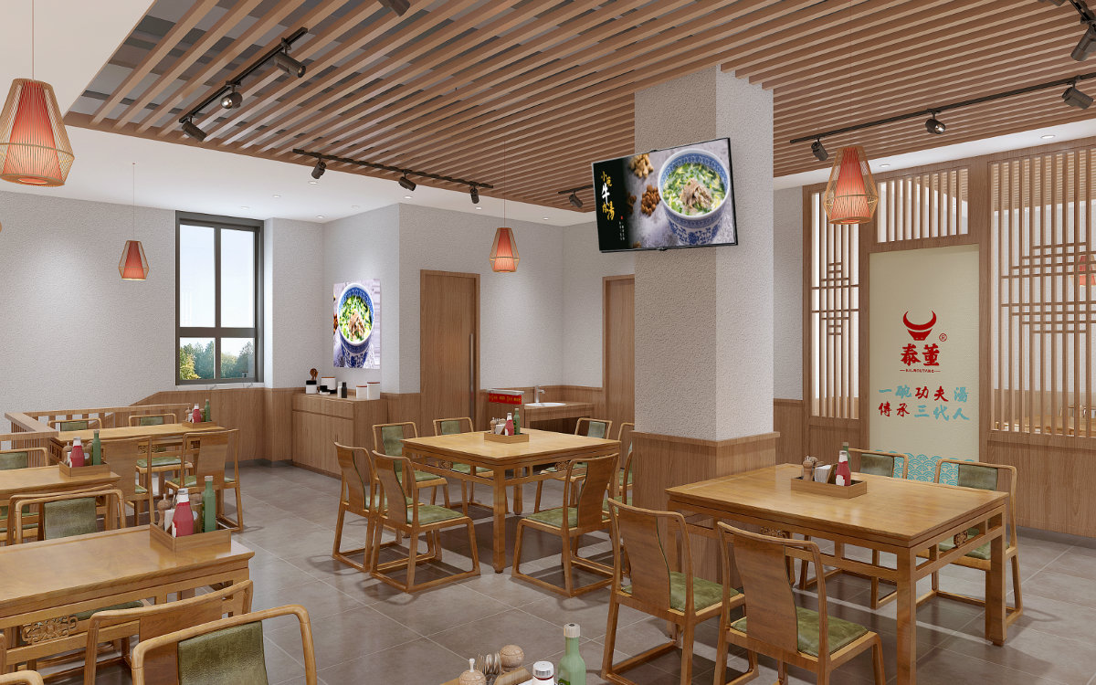 泰董洛阳小碗牛肉汤快餐店丨中国许昌丨佩伶餐饮空间设计-16