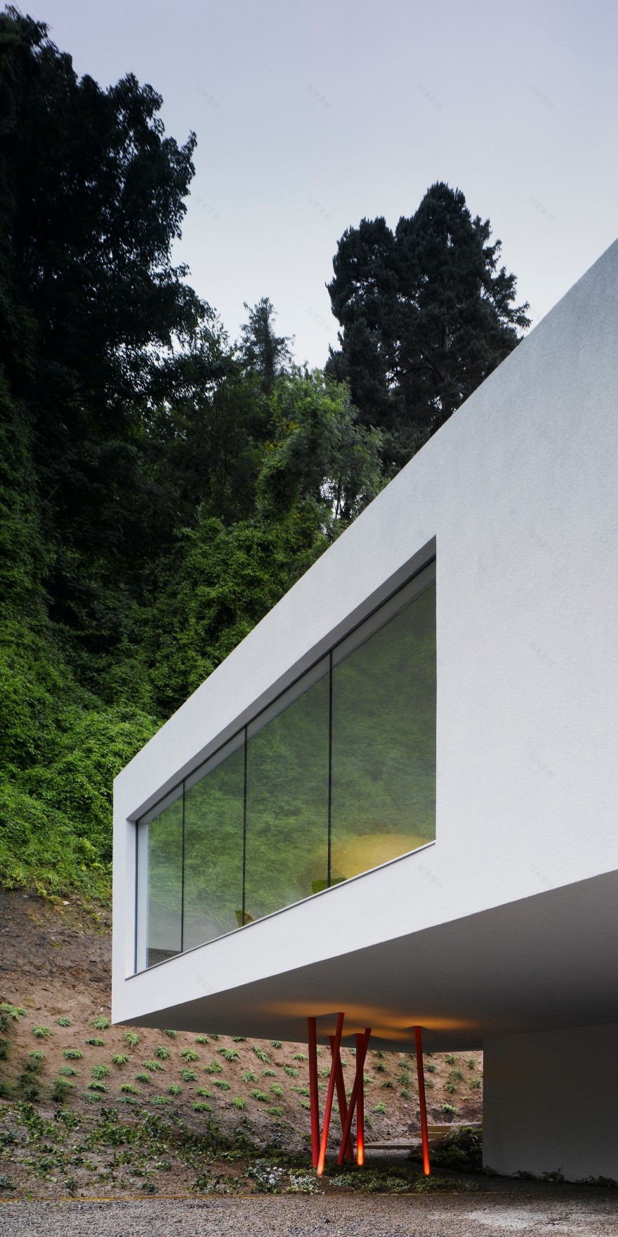 悬崖边的空中别墅——爱尔兰 wicklow 山区的现代住宅设计-1