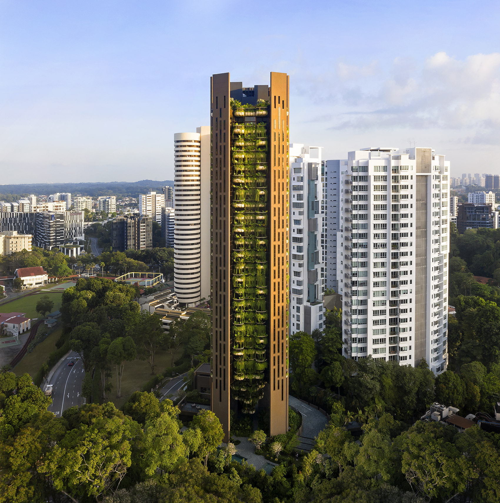 EDEN公寓楼，新加坡/将新加坡的花园景观推向天空-5