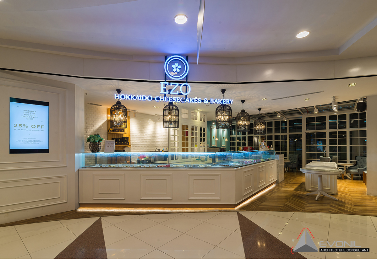 EZO CHEESECAKES Bakery Store Mall Kelapa Gading - Evonil Architecture-2