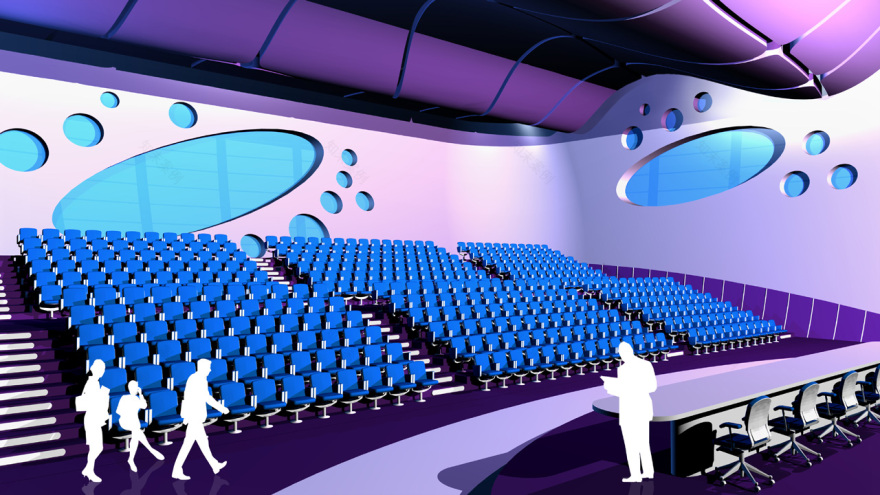 沙漠之花—— Giancarlo Zema 设计的多功能运动中心-10