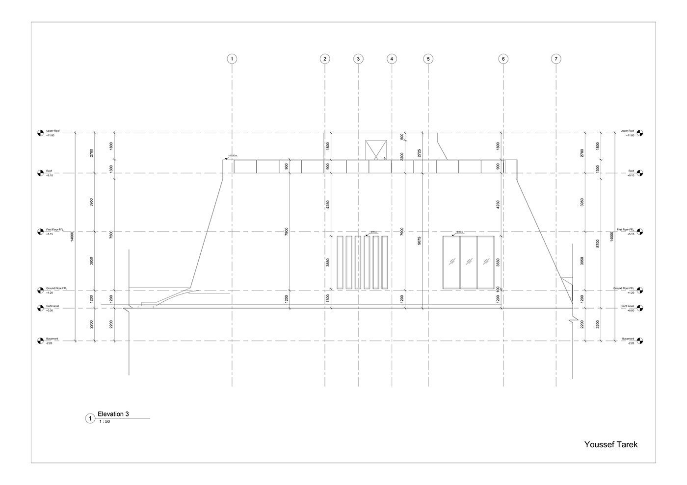 Youssef Tarek丨别墅建筑丨Villa Working Dawings-9