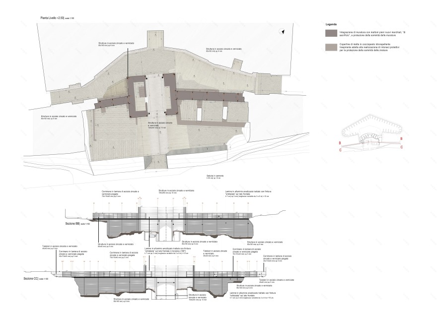 废墟中的重生 | 意大利 Ferrara 城墙公园考古重建-11
