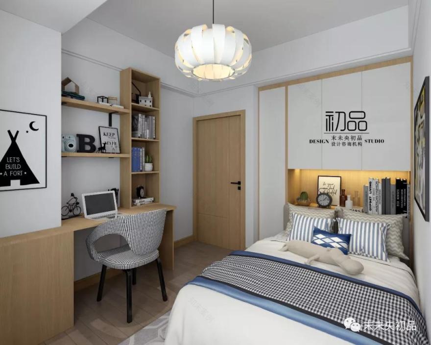 香榭水都 102㎡书香世家设计-8