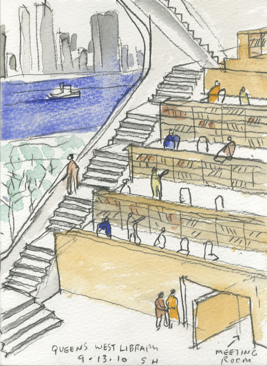 纽约猎人角皇后图书馆-76