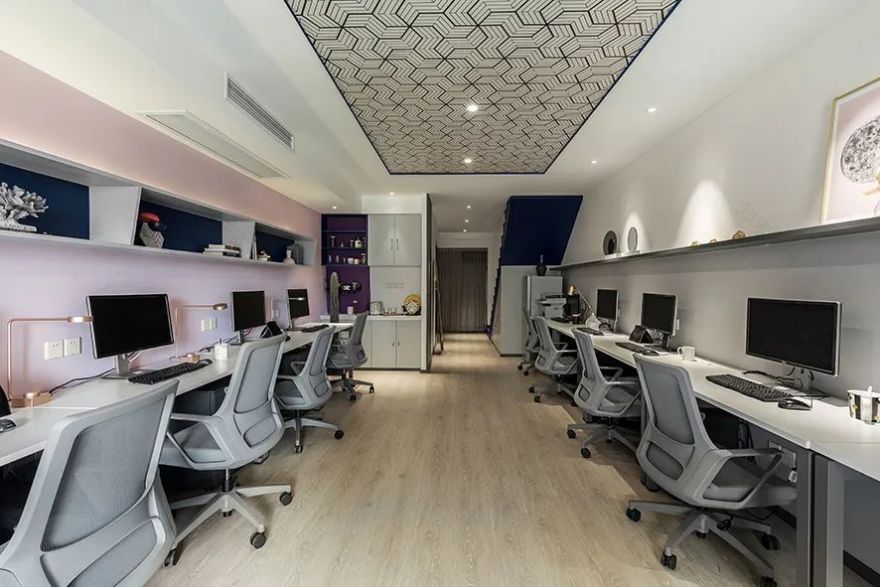 成都靳泰果设计工作室 | 蓝海紫焰的创意空间-12