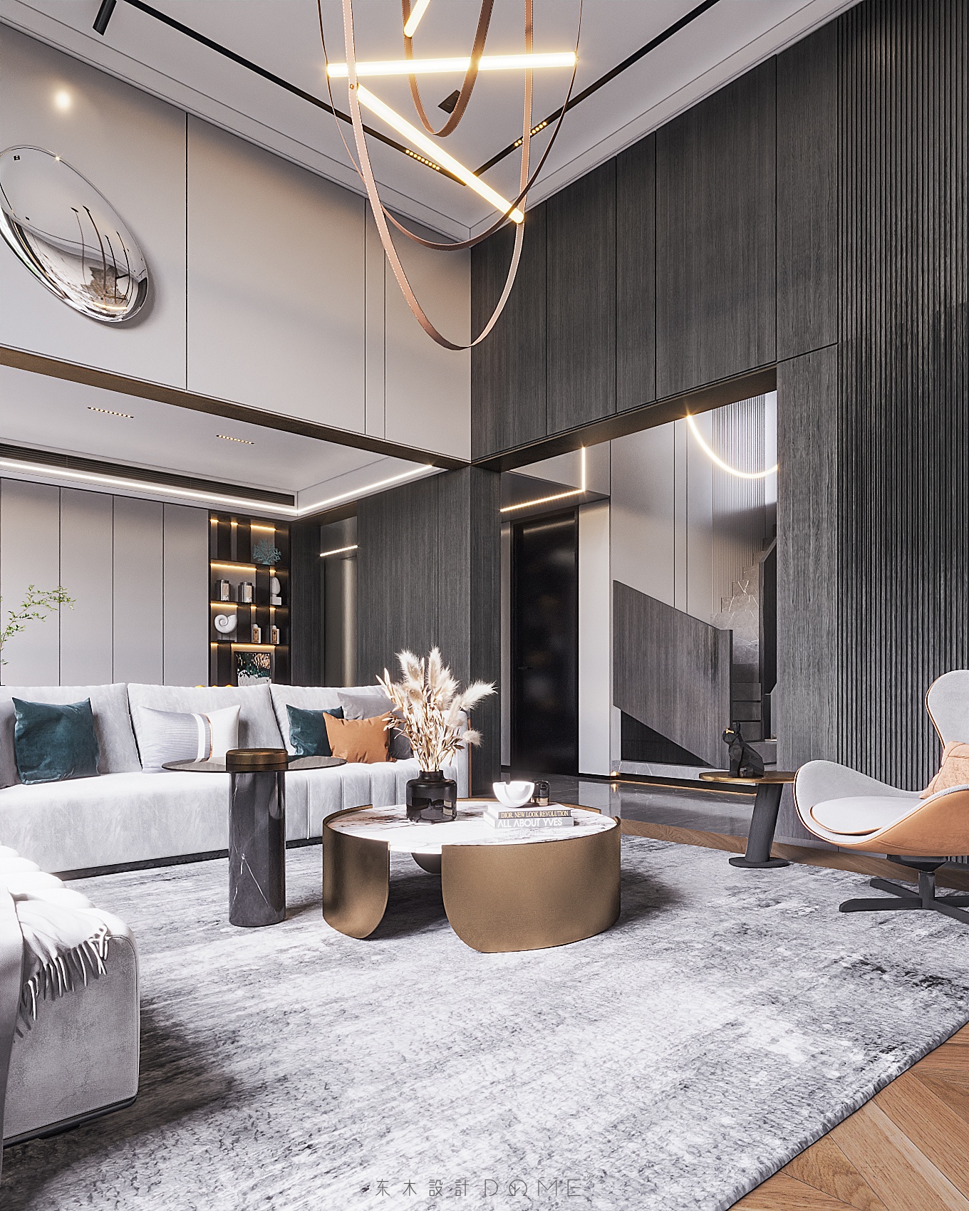 TOMO東木筑造丨别墅丨东木设计 丨 283㎡ 4室2厅，远离喧嚣融入质感生活-5