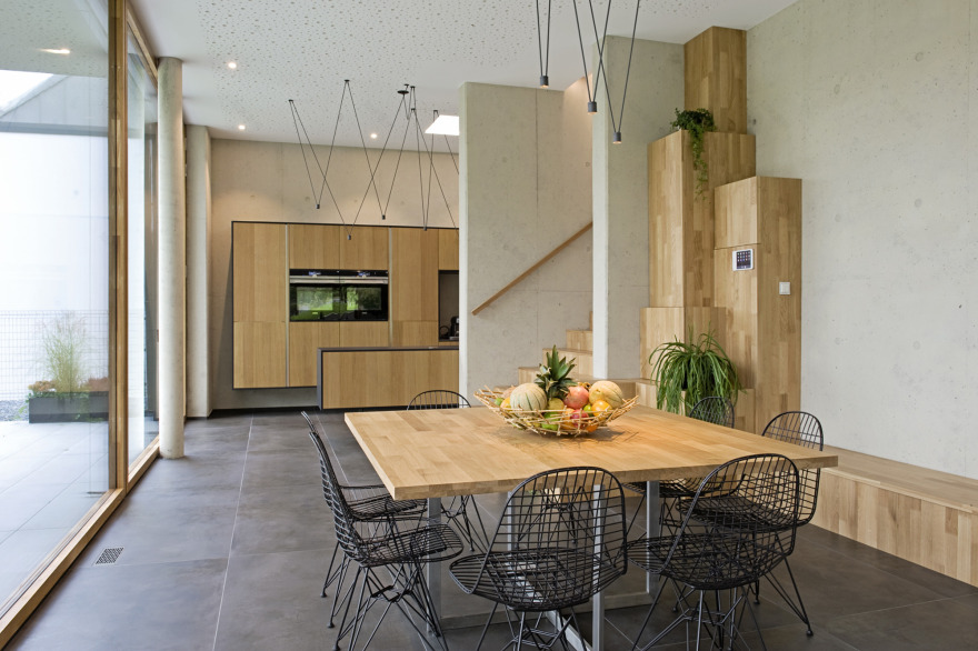 卢森堡大型被动式木质混凝土别墅-6