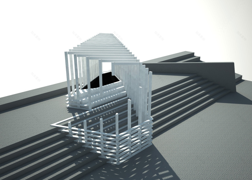 纸船唤起童年记忆,法国 Origamic 展厅设计展现地中海风情-14