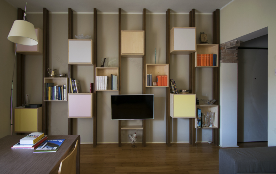 历史中心公寓的现代艺术融合-0