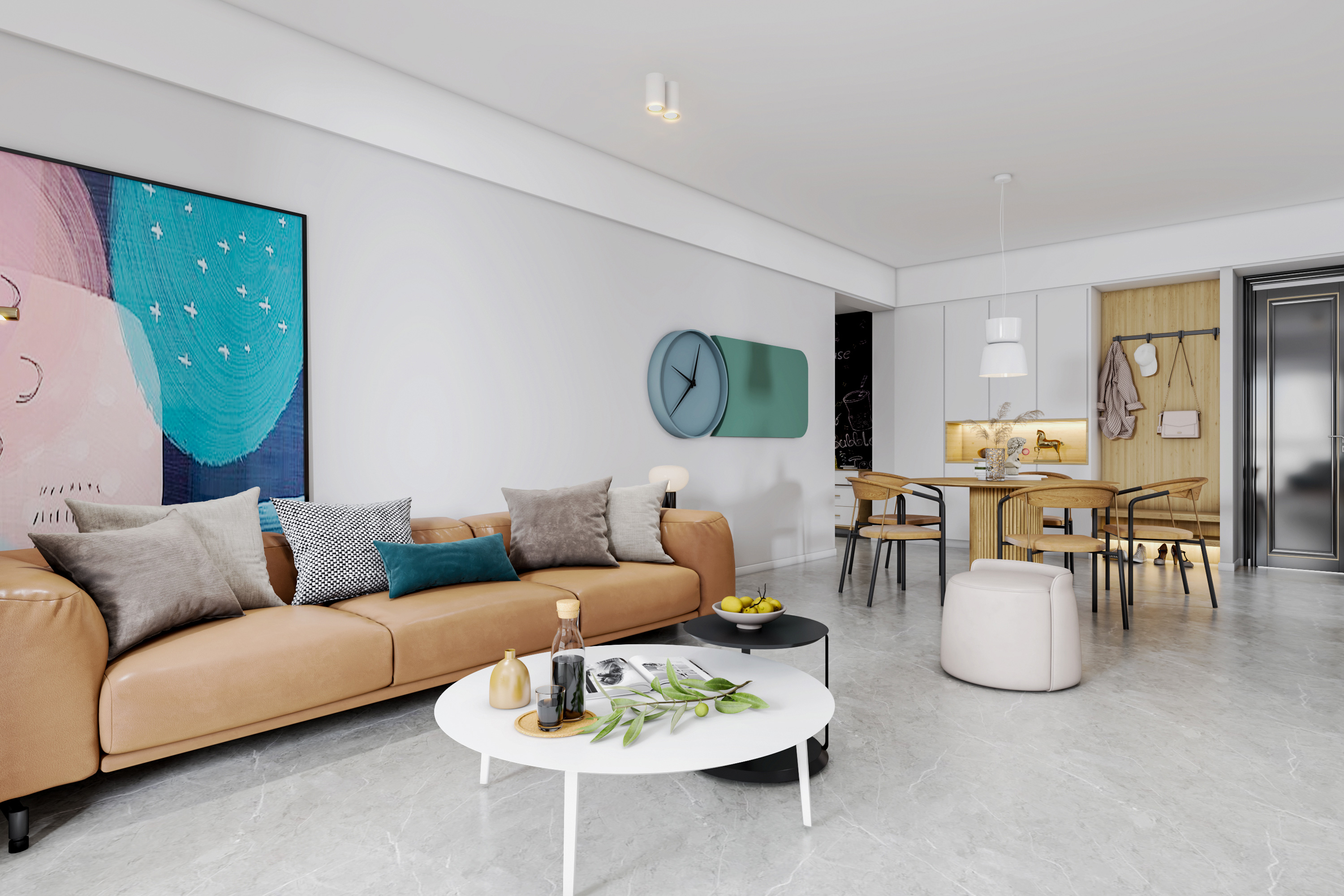 艺术调色盘,打造多彩港湾之家-7