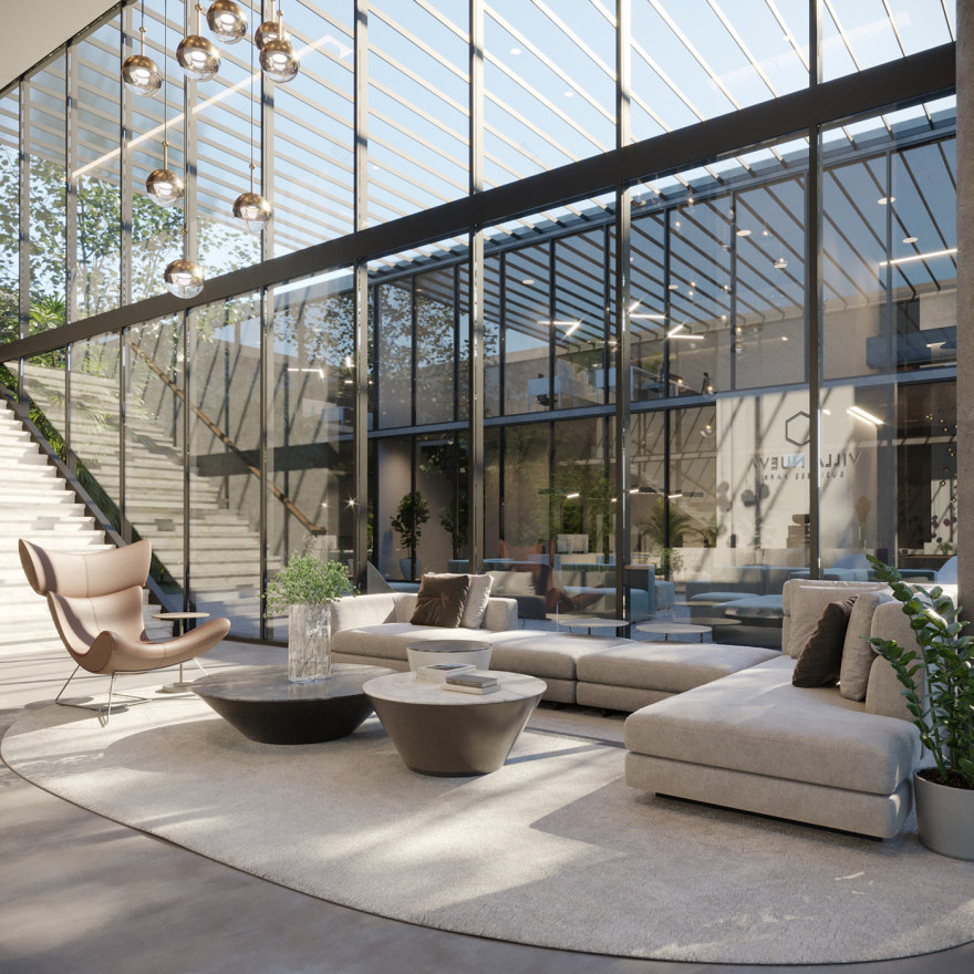 极简主义的绿色商务别墅设计-6