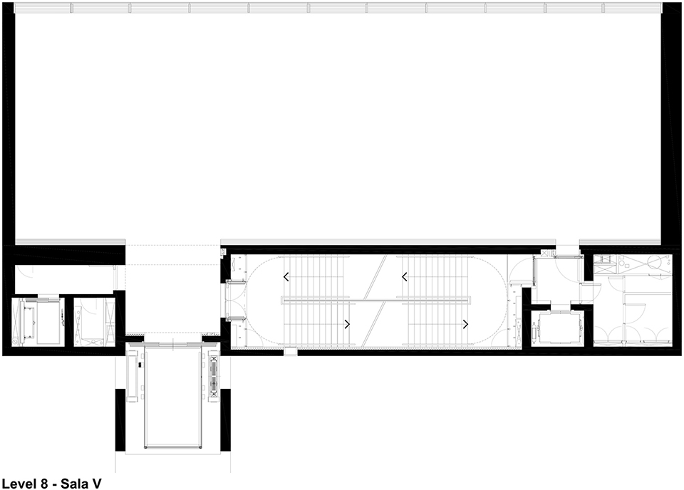 Prada基金会Torre大楼，米兰/为简单的体量赋予显著的空间差异性-116