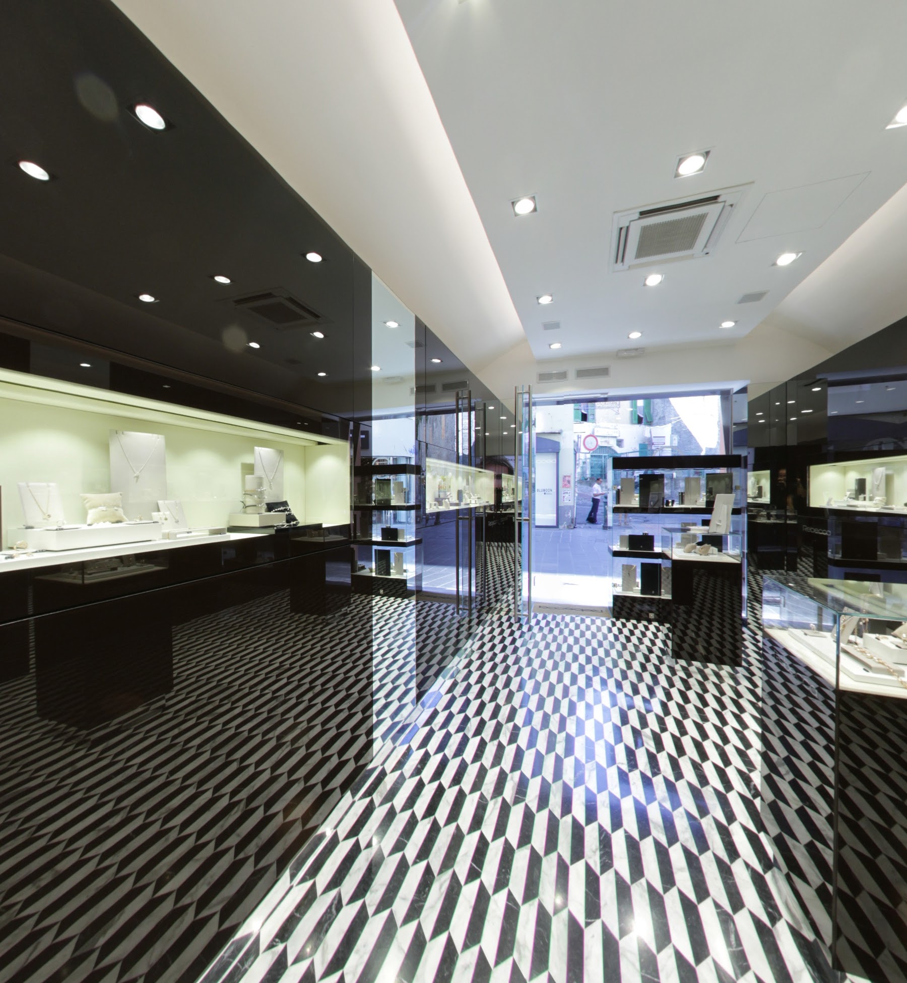 意大利简约珠宝店设计，展现高雅气质-4