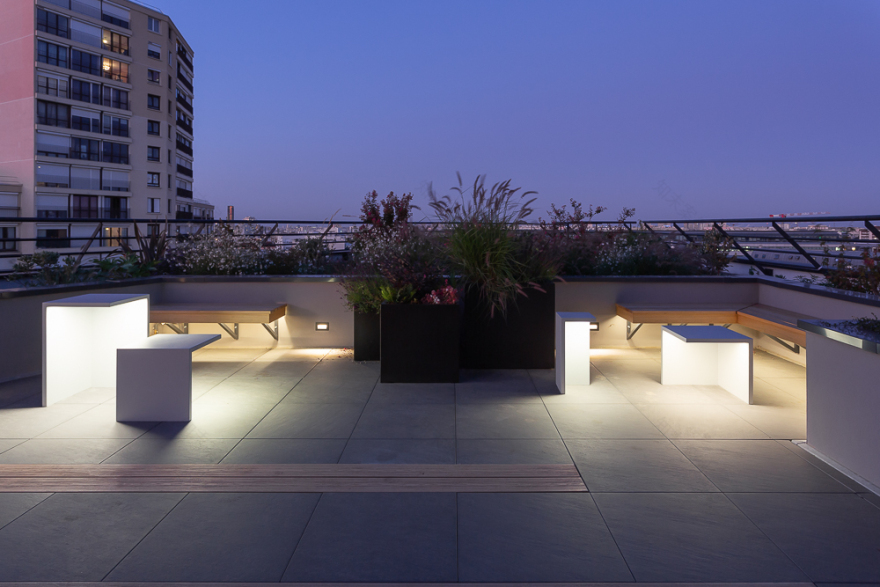 重塑露台空间,打造办公室绿色休闲区-11