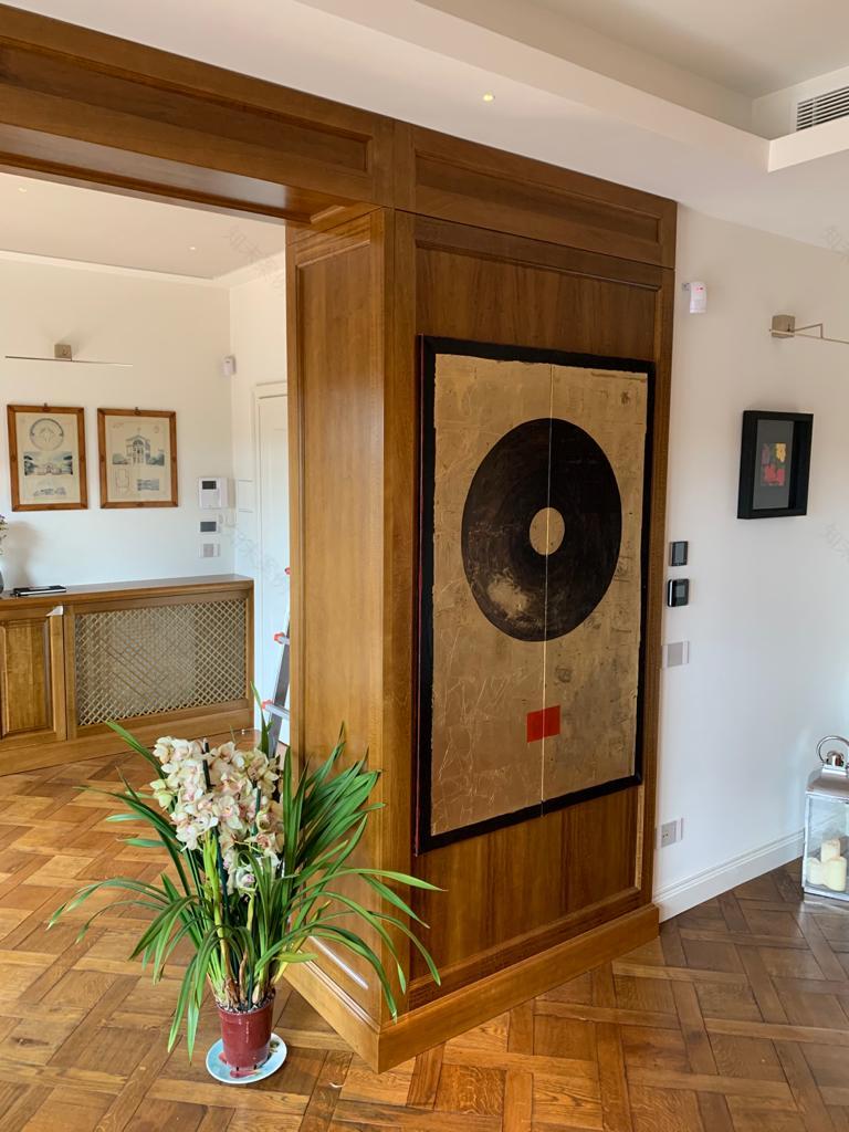 融合书架的客厅设计-8