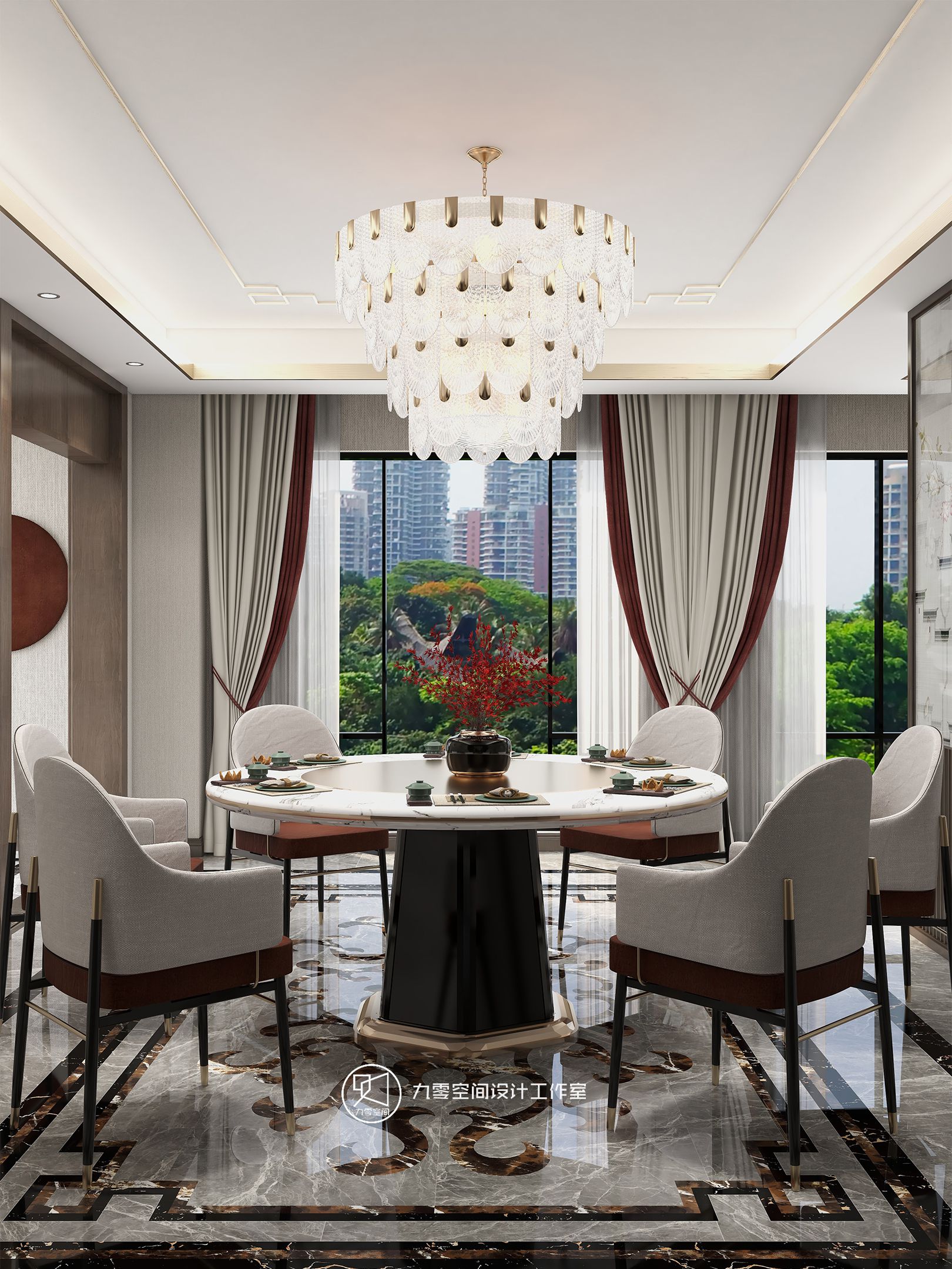 90空间《莫问归期》165平方新中式，回归安静，享受自然本身的恬静！-7