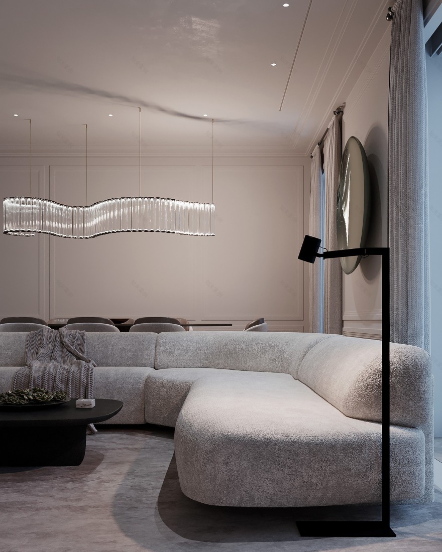 莫斯科法式极简公寓丨俄罗斯莫斯科丨ABarchitects 工作室-15