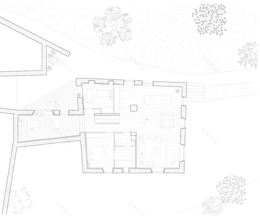 西班牙山谷中温暖色调的马养殖场住宅设计丨Aramé Studio-43