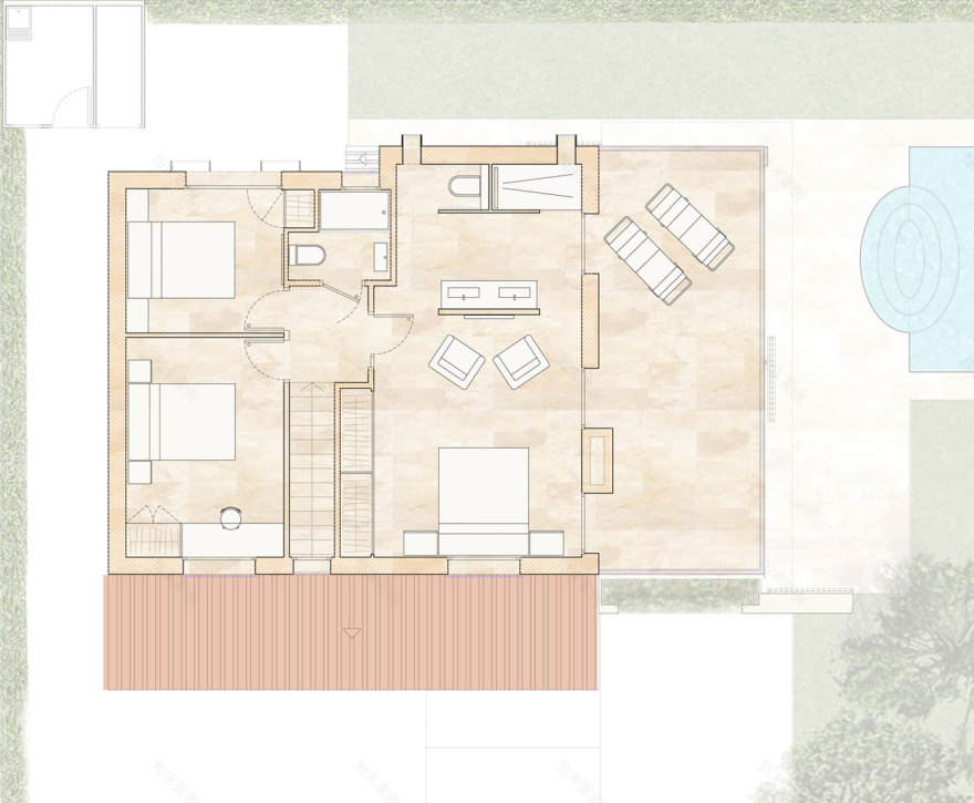 重塑 50 年代传统度假屋,连接室内外生活-24