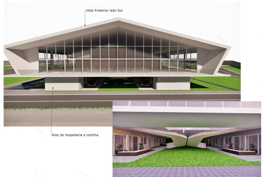 白色混凝土温馨派对空间丨Projeto Acadêmico-0