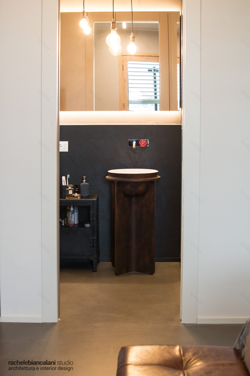 工业风 2.0 公寓 | 定制铁艺、原始砖墙、开放空间-31