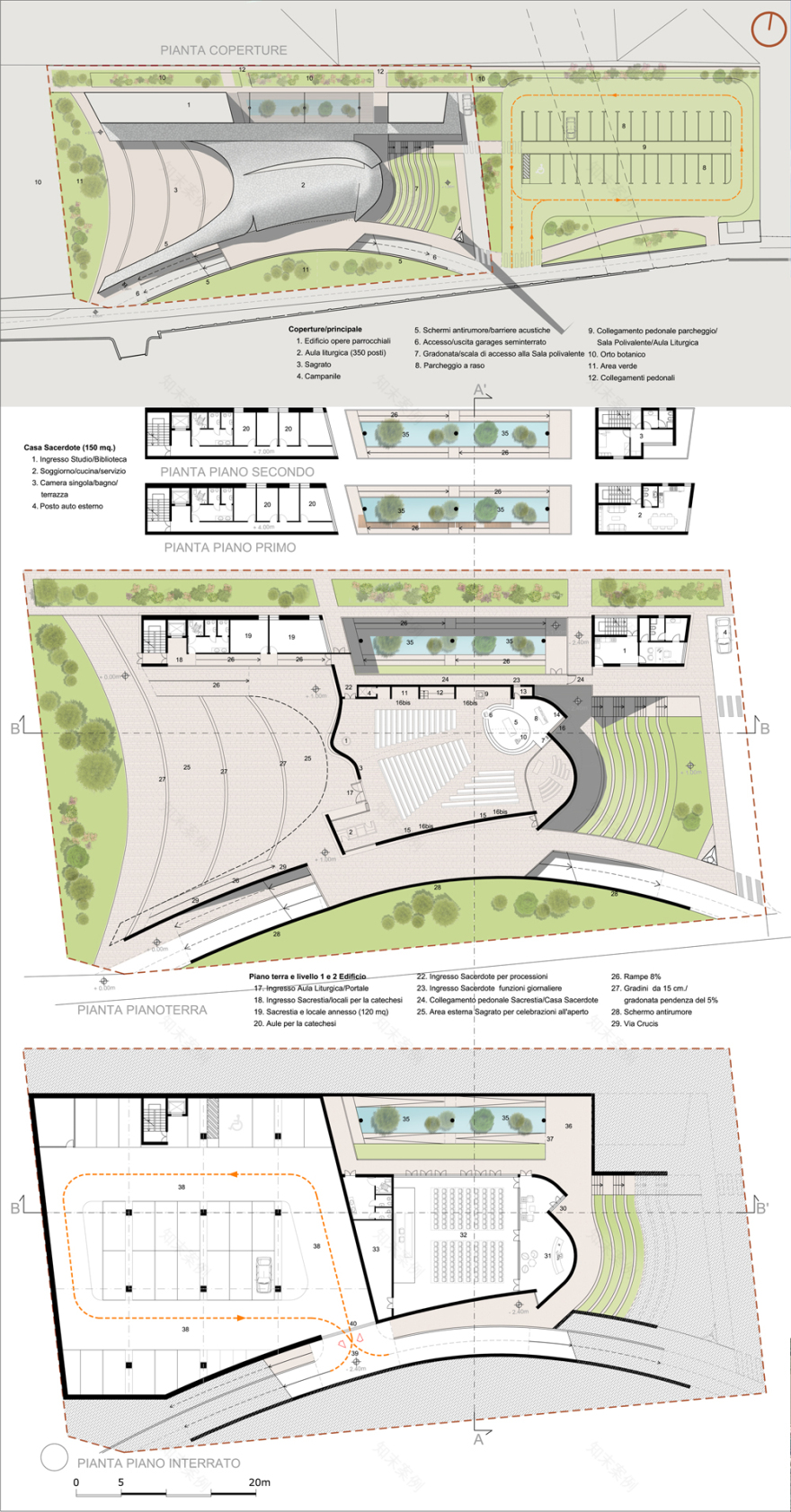 圣玛丽亚拉卡西亚新教堂室内设计解读-1