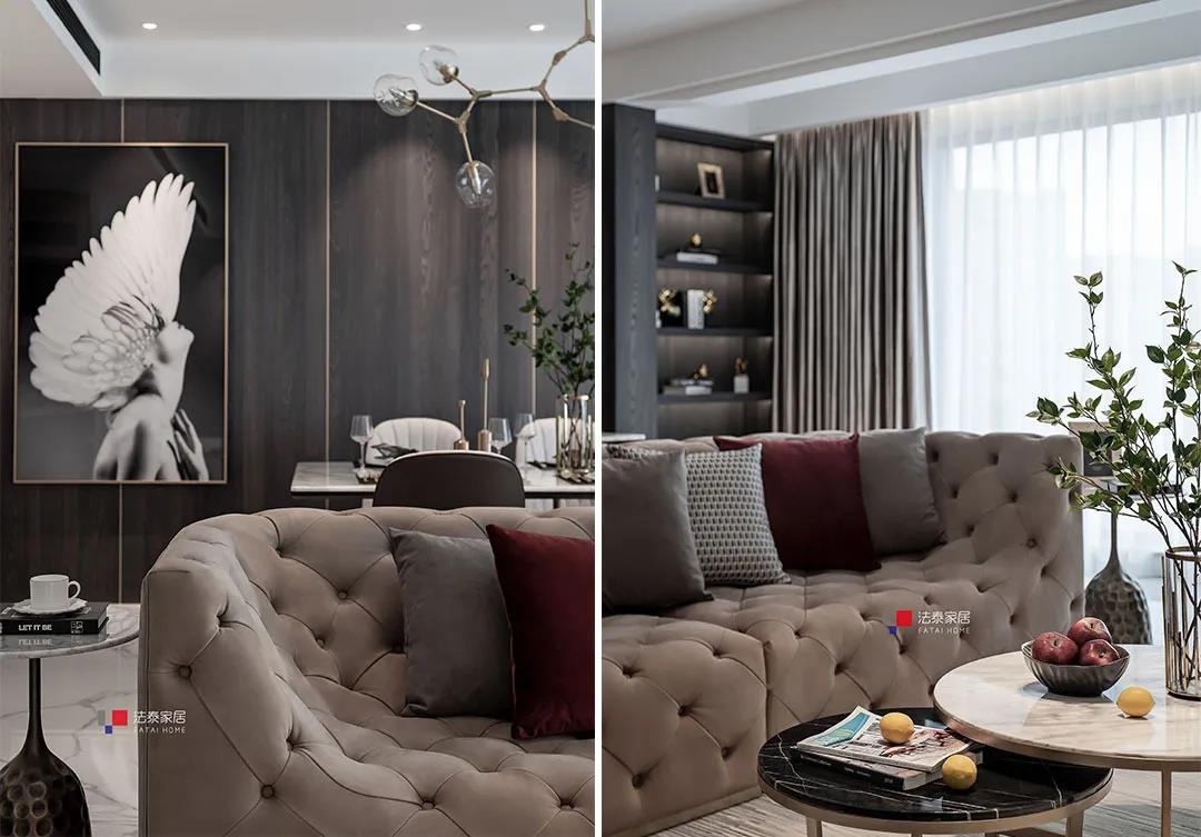 武汉 200㎡现代轻奢家居，融入古典元素，打造温馨共享空间-14