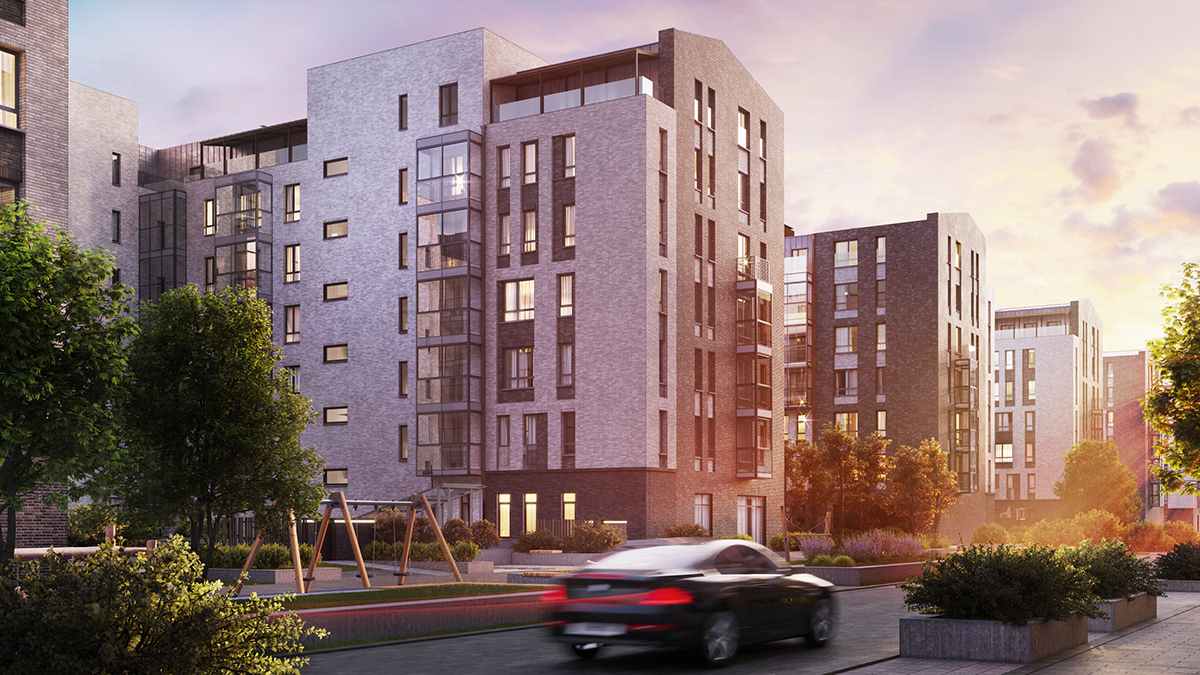 公寓建筑丨Бограда — Профсоюзов-3