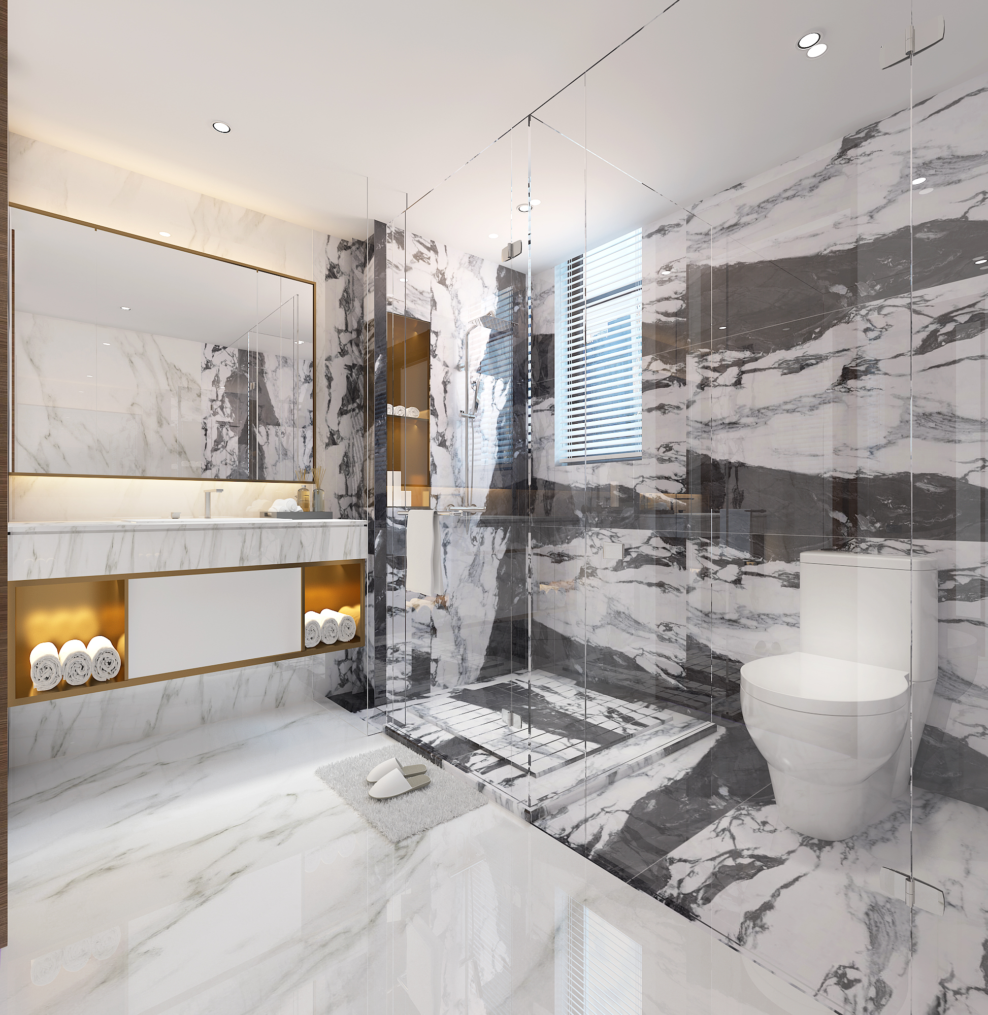 130平现代轻奢风格-7