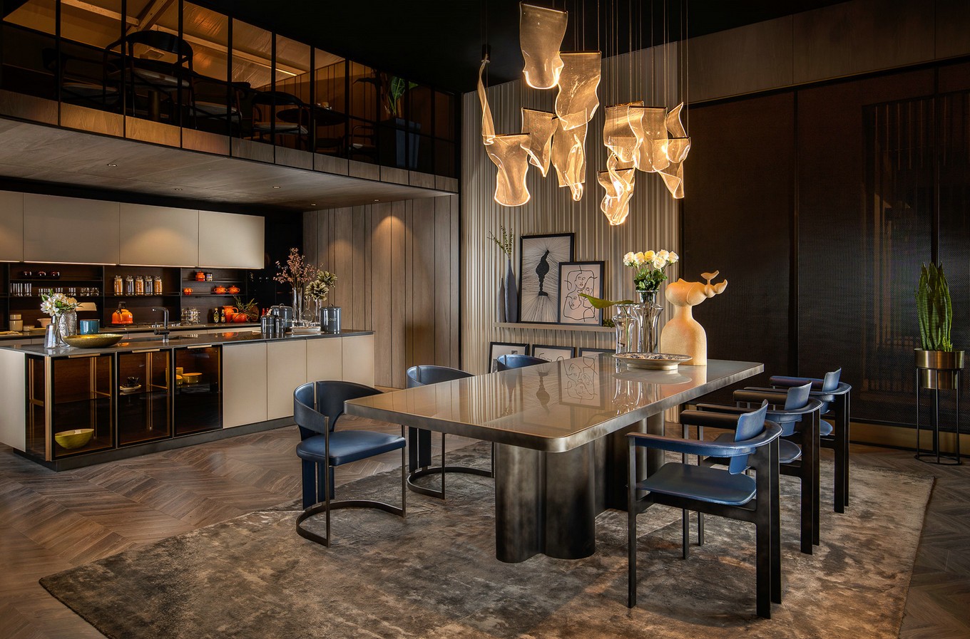 现代硬核奢雅住宅！-13