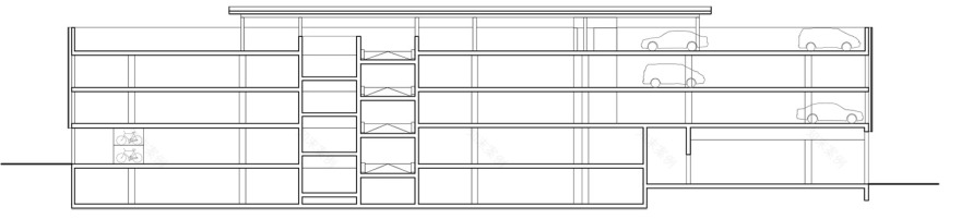 波浪金属立面,营造光影交织的立体停车场-24