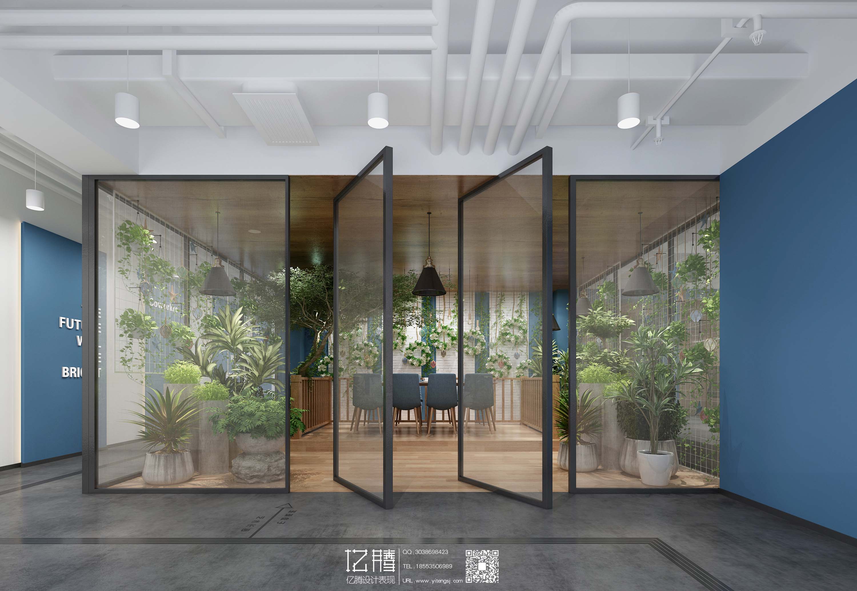 办公类空间效果图表现--亿腾效果图7岁啦~~-9