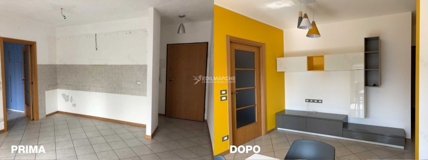 活力色彩的 70 平米公寓翻新设计-2