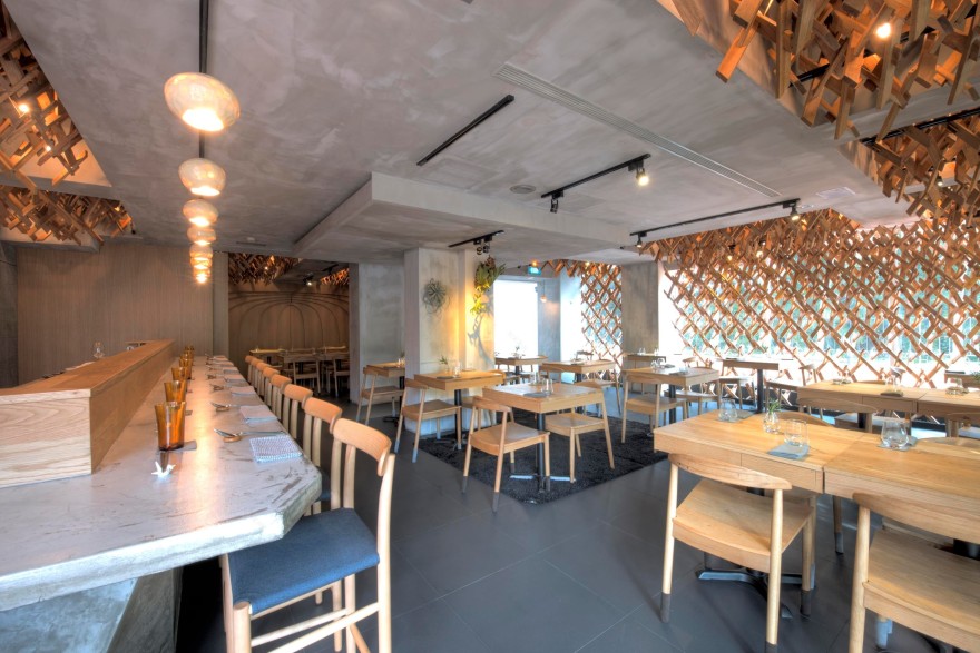 日式茶室韵味的现代演绎——Wild Rocket 餐厅设计-2