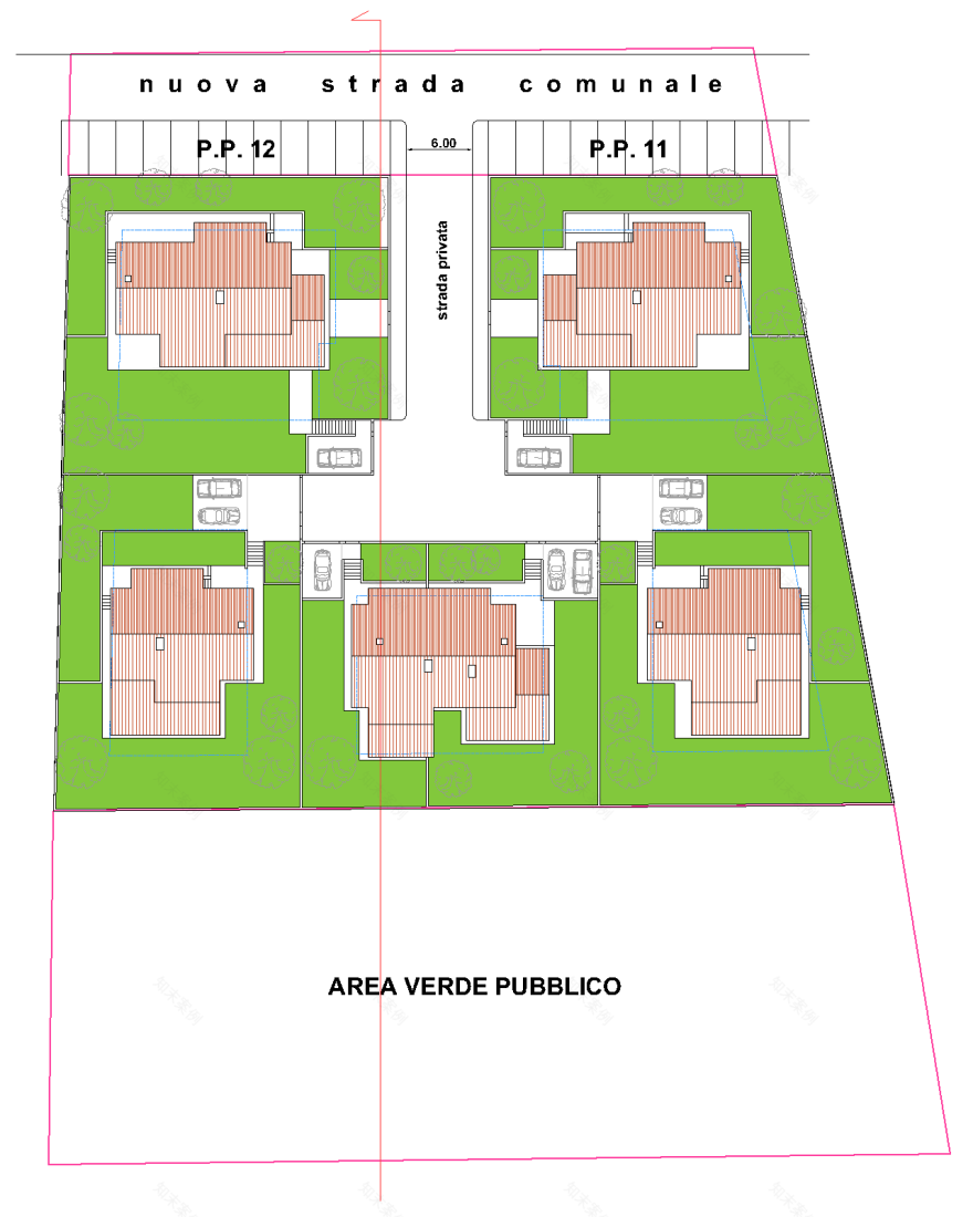 意大利乡村住宅 | 和谐融入环境的五栋别墅设计-2
