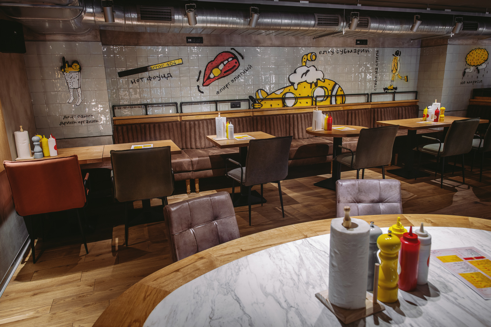 Детали Конструкций丨咖啡店丨Cafe "Meatness"-4