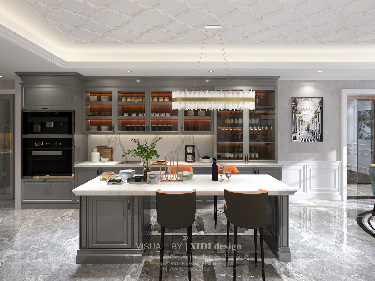 四月更新丨现代轻奢法式系列客餐厅餐厅合集-15