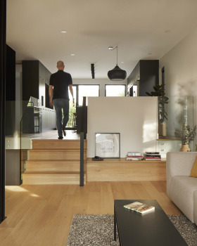 错层住宅现代翻新丨加拿大魁北克丨DESK architectes事务所