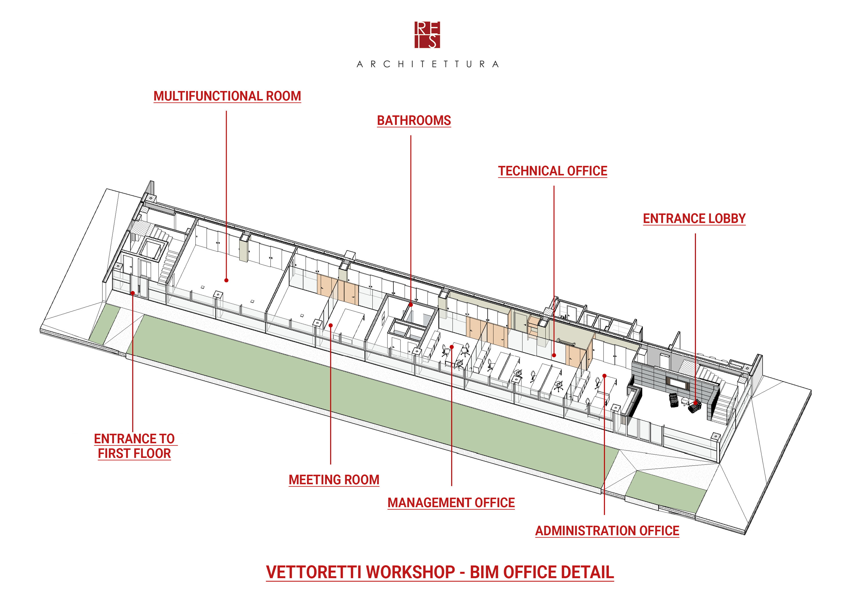 VETTORetti WORKSHOP 办公建筑丨意大利丨REISARCHITETTURA-16