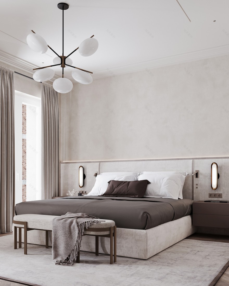 莫斯科法式极简公寓丨俄罗斯莫斯科丨ABarchitects 工作室-31