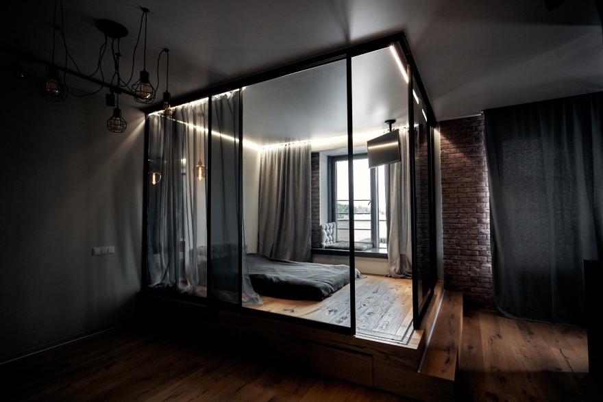 极简黑框玻璃门 | Raumplus 打造优雅室内空间-8