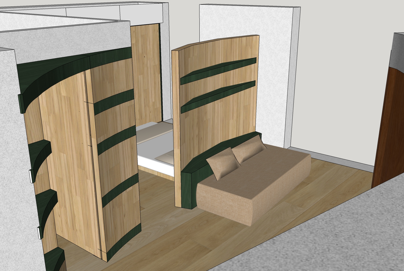 弧形家居设计丨Gian Biagio Cighetti-19