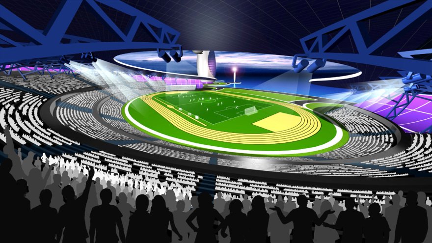 沙漠之花—— Giancarlo Zema 设计的多功能运动中心-4