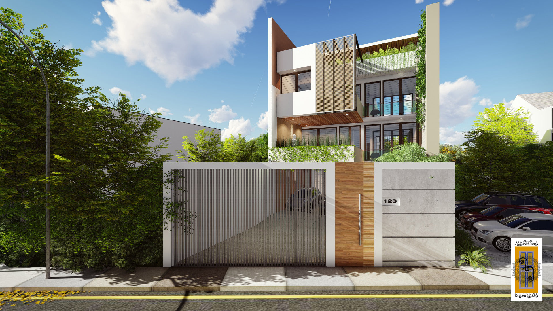 "斯里兰卡 Battaramulla 别墅 | 现代极简主义的完美体现"-46