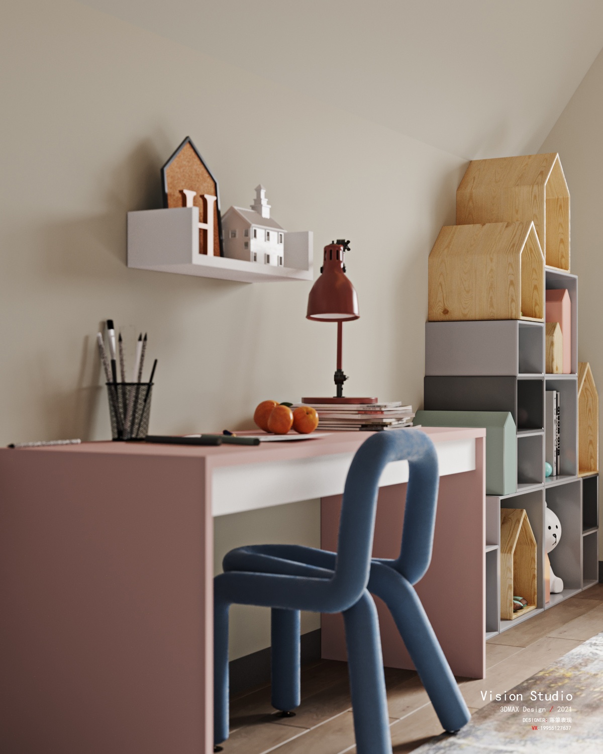 落筆視覺 |暗黑现代别墅-7